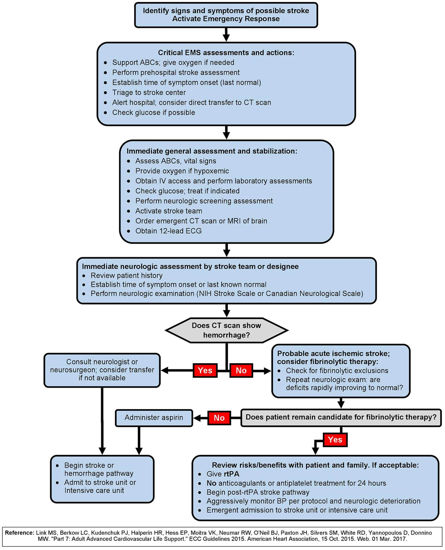 Adult Suspected Stroke Algorithm